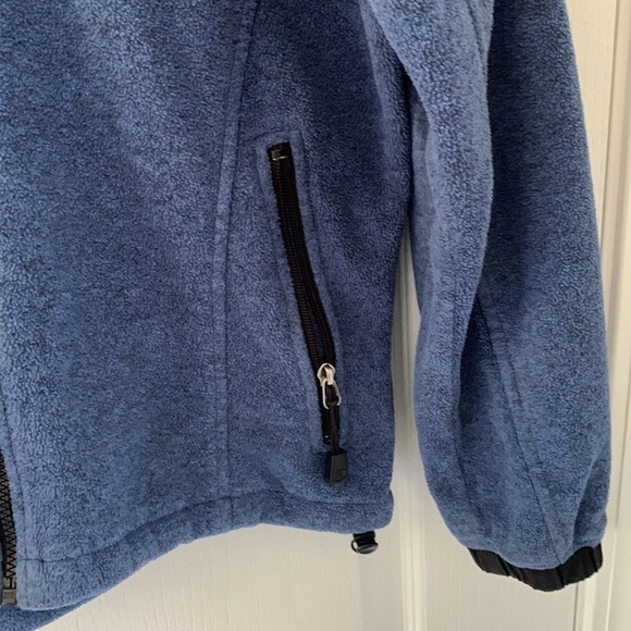 The North Face blue jacket size Medium zipper fleece - Picture 5 of 12